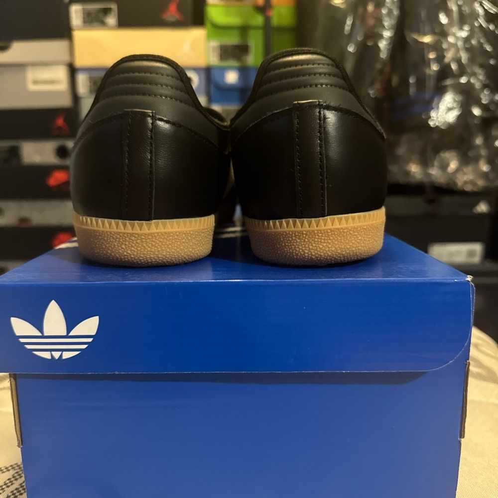 Adidas Samba Black Leather Sneakers - Picture 2 of 8